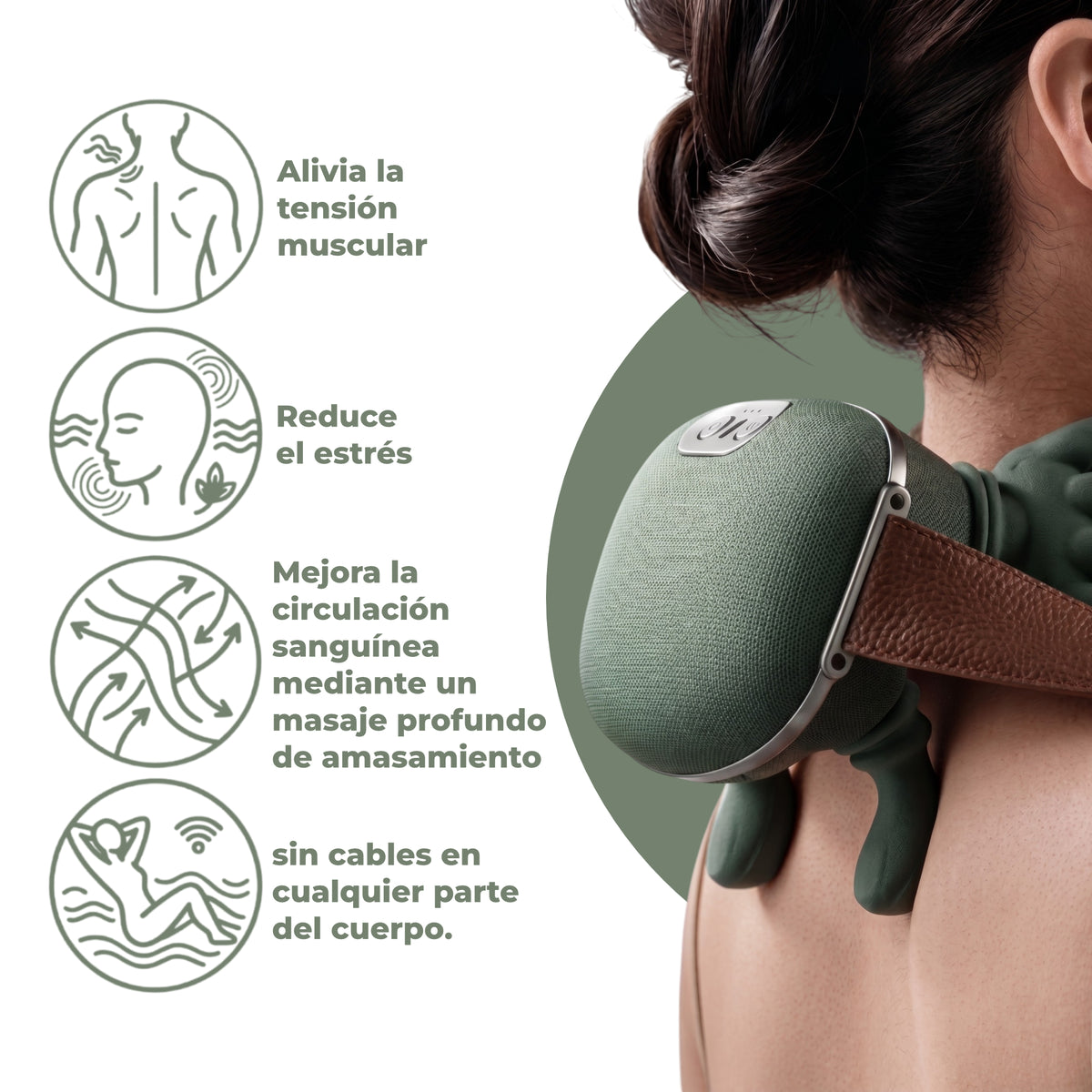 Masajeador 4D HandsFree™ con Calor