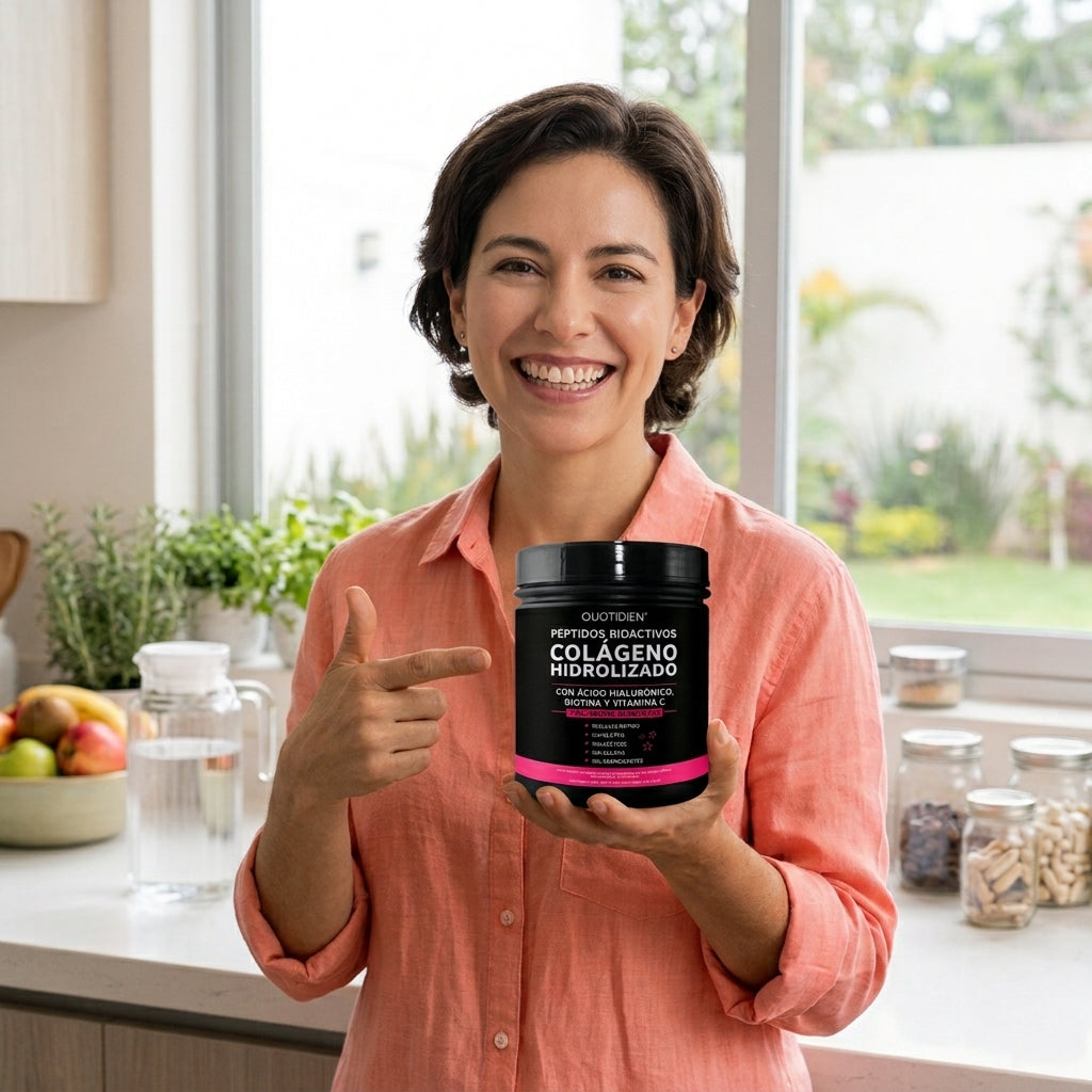 Colágeno Hidrolizado Quotidien* con Biotina, Vitamina C y Ácido Hialurónico — 500 g